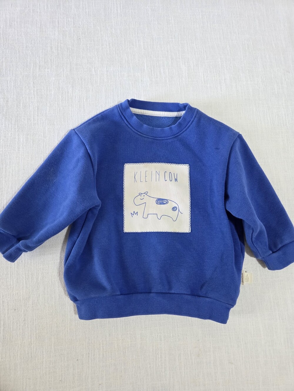 Klein Cow Blue Kids Crewneck Sweatshirt 2t Kids Boys